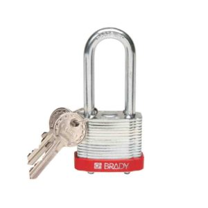 Candado de Acero 2" - Rojo