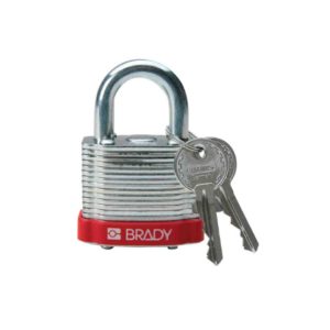 Candado de Acero 3/4" - Rojo