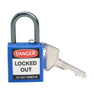 Candado de Aluminio - Azul