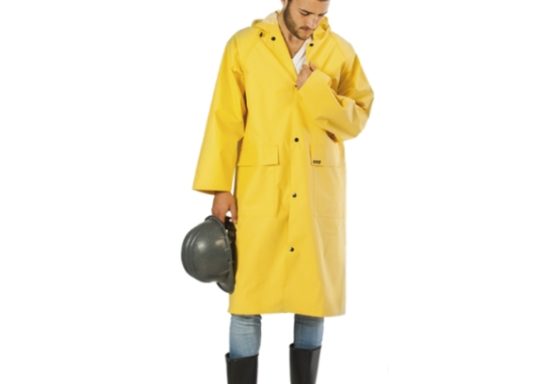 Capa Ciclón de Hule – Amarilla