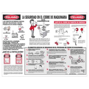 Cartel de Bloqueo y Etiquetado