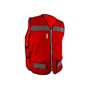 Chaleco Brigadista Ligero Abierto - Rojo