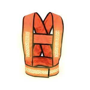 Chaleco Carrillero de Tela - Anaranjado