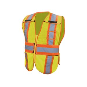 Chaleco Desmontable de Tela Jersey de Alta Visibilidad con Reflejante - Amarillo