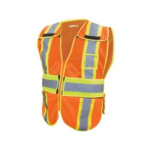 Chaleco Desmontable de Tela Jersey para Arnés - Anaranjado