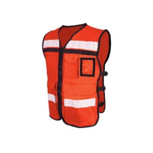 Chaleco Rescatista High Visibility Abierto - Anaranjado