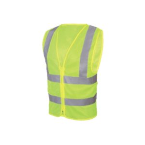 Chaleco Tejido Tricot De Alta Visibilidad - Amarillo