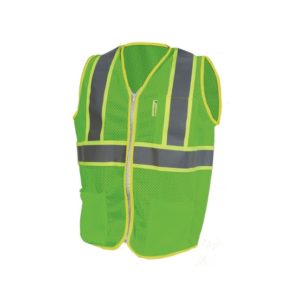 Chaleco Tela Jersey de Alta Visibilidad con Reflejante Textil - Verde