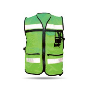 Chaleco Tipo Rescatista Alta Visibilidad Verde