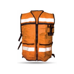Chaleco Tipo Rescatista Anaranjado