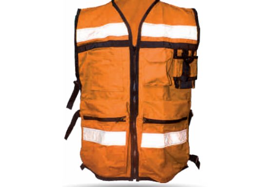 Chaleco Tipo Rescatista Anaranjado