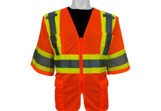 Chaleco Tipo Topógrafo – Naranja