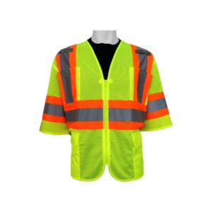 Chaleco Tipo Topógrafo - Verde Limón