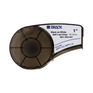 Cinta Autolaminada "1000" - Negro/Blanco - BMP21