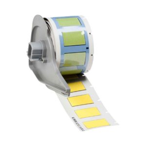 Etiquetas Termoencogibles Amarillas - Rollo de 100 etiquetas